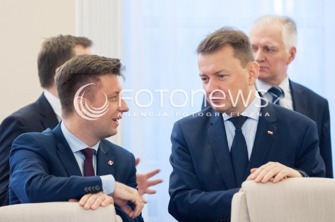  07.11.2017 WARSZAWA<br />POSIEDZENIE RADY MINISTROW<br />N/Z MARIUSZ BLASZCZAK MICHAL DWORCZYK<br /> 