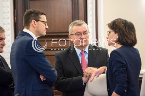  07.11.2017 WARSZAWA<br />POSIEDZENIE RADY MINISTROW<br />N/Z MATEUSZ MORAWIECKI ANNA STREZYNSKA ANDRZEJ ADAMCZYK<br /> 