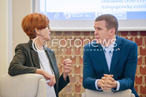  07.11.2017 WARSZAWA<br />POSIEDZENIE RADY MINISTROW<br />N/Z ELZBIETA RAFALSKA WITOLD BANKA<br /> 