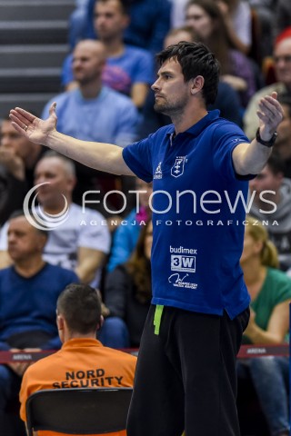  07.11.2017 GDANSK<br />PILKA RECZNA - PGNIG SUPERLIGA MEZCZYZN SEZON 2017/2018<br />MECZ WYBRZEZE GDANSK - PGE VIVE KIELCE<br />N/Z MARCIN LIJEWSKI<br /> 