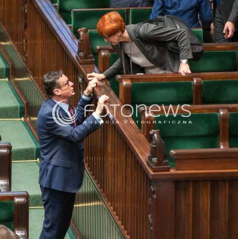  08.11.2017 WARSZAWA SEJM<br />POSIEDZENIE SEJMU RP<br />N/Z ELZBIETA RAFALSKA MATEUSZ MORAWIECKI<br /> 