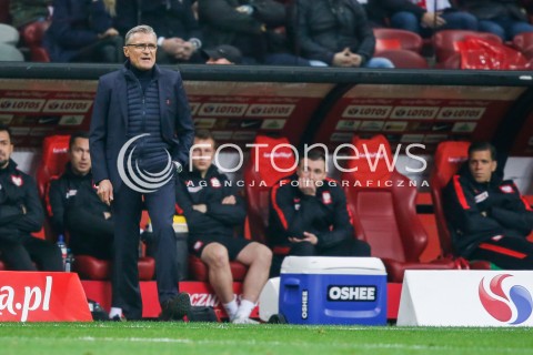  10.11.2017 WARSZAWA STADION NARODOWY <br />PILKA NOZNA REPREZENTACJA MECZ TOWARZYSKI<br />Football Friendly match <br />MECZ POLSKA - URUGWAJ ( Poland - URUGUAY ) <br />N/Z ADAM NAWALKA - I TRENER ( HEAD COACH ) SYLWETKA <br /> 