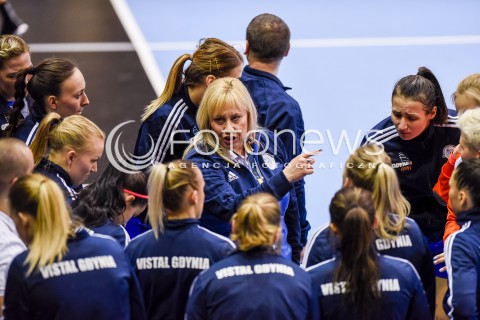  10.11.2017 GDYNIA<br />EHF LIGA MISTRZYN W PILCE RECZNEJ KOBIET SEZON 2017/2018<br />EFH WOMENS HANDBALL CHAMPIONS LEAGUE SEASON 2017/2018<br />MECZ VISTAL GDYNIA - NYKOBING FALSTER<br />N/Z AGNIESZKA TRUSZYNSKA<br /> 