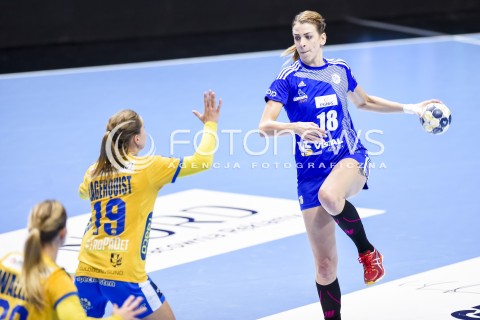  10.11.2017 GDYNIA<br />EHF LIGA MISTRZYN W PILCE RECZNEJ KOBIET SEZON 2017/2018<br />EFH WOMENS HANDBALL CHAMPIONS LEAGUE SEASON 2017/2018<br />MECZ VISTAL GDYNIA - NYKOBING FALSTER<br />N/Z ANNA LAGERQUIST ALEKSANDRA ZYCH<br /> 