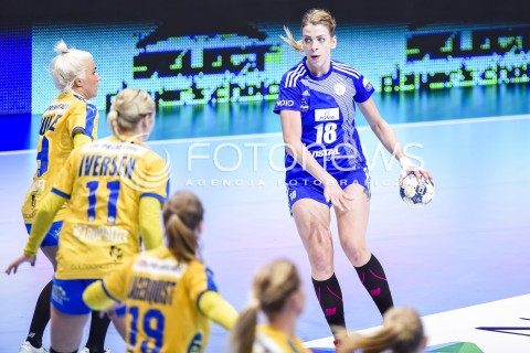  10.11.2017 GDYNIA<br />EHF LIGA MISTRZYN W PILCE RECZNEJ KOBIET SEZON 2017/2018<br />EFH WOMENS HANDBALL CHAMPIONS LEAGUE SEASON 2017/2018<br />MECZ VISTAL GDYNIA - NYKOBING FALSTER<br />N/Z ALEKSANDRA ZYCH<br /> 