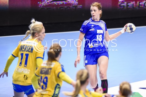  10.11.2017 GDYNIA<br />EHF LIGA MISTRZYN W PILCE RECZNEJ KOBIET SEZON 2017/2018<br />EFH WOMENS HANDBALL CHAMPIONS LEAGUE SEASON 2017/2018<br />MECZ VISTAL GDYNIA - NYKOBING FALSTER<br />N/Z ALEKSANDRA ZYCH<br /> 