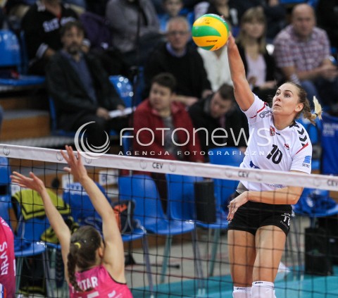  11.11.2017 RZESZOW POLAND<br />SIATKOWKA LIGA MISTRZYN <br />2018 CEV VOLLEYBALL CHAMPIONS LEAGUE - WOMEN <br />MECZ DEVELOPRES SKYRES RZESZOW - NOVA KBM BRANIK MARIBOR<br />N/Z ADELA HELIC <br /> 