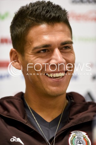  12.11.2017 GDANSK<br />PILKA NOZNA - MECZ TOWARZYSKI<br />KONFERENCJA PRASOWA PRZED MECZEM<br />POLSKA - MEKSYK<br />N/Z HECTOR MORENO<br /> 