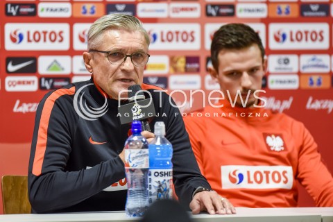  12.11.2017 GDANSK<br />PILKA NOZNA - MECZ TOWARZYSKI<br />KONFERENCJA PRASOWA PRZED MECZEM<br />POLSKA - MEKSYK<br />N/Z ADAM NAWALKA RAFAL WOLSKI<br /> 