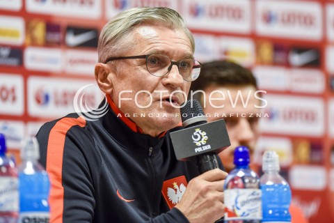  12.11.2017 GDANSK<br />PILKA NOZNA - MECZ TOWARZYSKI<br />KONFERENCJA PRASOWA PRZED MECZEM<br />POLSKA - MEKSYK<br />N/Z ADAM NAWALKA<br /> 