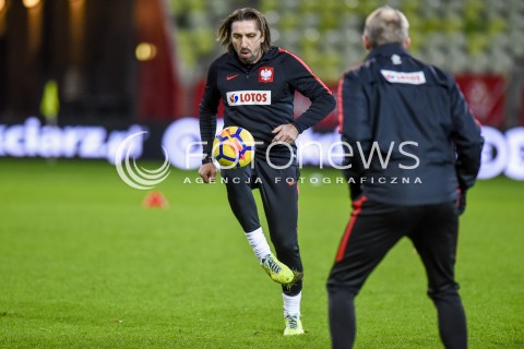  12.11.2017 GDANSK<br />PILKA NOZNA - MECZ TOWARZYSKI<br />TRENING PRZED MECZEM<br />POLSKA - MEKSYK<br />N/Z TOMASZ IWAN<br /> 