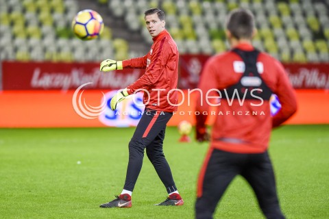  12.11.2017 GDANSK<br />PILKA NOZNA - MECZ TOWARZYSKI<br />TRENING PRZED MECZEM<br />POLSKA - MEKSYK<br />N/Z WOJCIECH SZCZESNY<br /> 