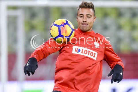 Trening przed meczem Polska - Meksyk