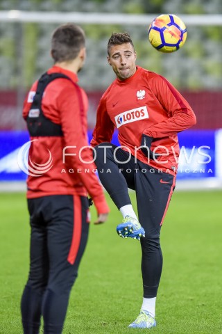  12.11.2017 GDANSK<br />PILKA NOZNA - MECZ TOWARZYSKI<br />TRENING PRZED MECZEM<br />POLSKA - MEKSYK<br />N/Z THIAGO CIONEK<br /> 