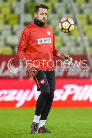  12.11.2017 GDANSK<br />PILKA NOZNA - MECZ TOWARZYSKI<br />TRENING PRZED MECZEM<br />POLSKA - MEKSYK<br />N/Z LUKASZ FABIANSKI<br /> 