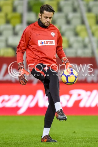  12.11.2017 GDANSK<br />PILKA NOZNA - MECZ TOWARZYSKI<br />TRENING PRZED MECZEM<br />POLSKA - MEKSYK<br />N/Z LUKASZ FABIANSKI<br /> 