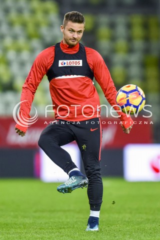  12.11.2017 GDANSK<br />PILKA NOZNA - MECZ TOWARZYSKI<br />TRENING PRZED MECZEM<br />POLSKA - MEKSYK<br />N/Z KAROL LINETTY<br /> 