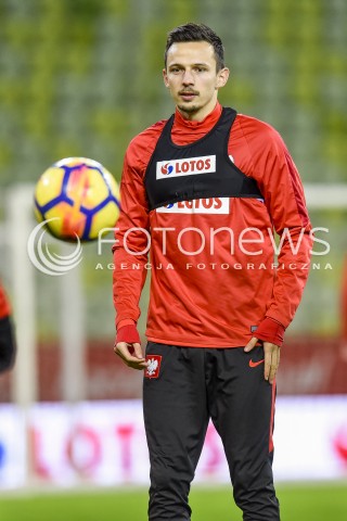  12.11.2017 GDANSK<br />PILKA NOZNA - MECZ TOWARZYSKI<br />TRENING PRZED MECZEM<br />POLSKA - MEKSYK<br />N/Z RAFAL WOLSKI<br /> 