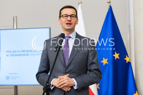  13.11.2017 WARSZAWA<br />KONFERENCJA POLSKA REWOLUCJA W SEGMECIE SMART<br />N/Z MINISTER ROZWOJU I FINANSOW MATEUSZ MORAWIECKI<br /> 