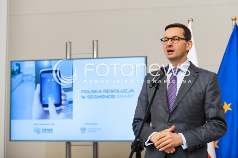  13.11.2017 WARSZAWA<br />KONFERENCJA POLSKA REWOLUCJA W SEGMECIE SMART<br />N/Z MINISTER ROZWOJU I FINANSOW MATEUSZ MORAWIECKI<br /> 