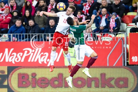  13.11.2017 GDANSK<br />PILKA NOZNA REPREZENTACJA<br />MECZ TOWARZYSKI Football Friendly match<br />MECZ POLSKA - MEKSYK ( Poland - Mexico )<br />N/Z MACIEJ RYBUS<br /> 