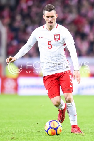  13.11.2017 GDANSK<br />PILKA NOZNA REPREZENTACJA<br />MECZ TOWARZYSKI Football Friendly match<br />MECZ POLSKA - MEKSYK ( Poland - Mexico )<br />N/Z KRZYSZTOF MACZYNSKI<br /> 