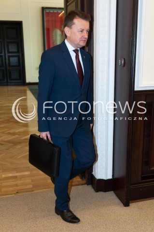  14.11.2017 WARSZAWA <br />POSIEDZENIE RADY MINISTROW <br />N/Z MARIUSZ BLASZCZAK<br /> 