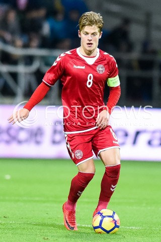  14.11.2017 GDYNIA<br />PILKA NOZNA REPREZENTACJA U21<br />KWALIFIKACJE DO MISTRZOSTW EUROPY 2019 European Championship 2019 Qualifying Round<br />MECZ POLSKA - DANIA ( Poland - Denmark )<br />N/Z MATHIAS JENSEN<br /> 