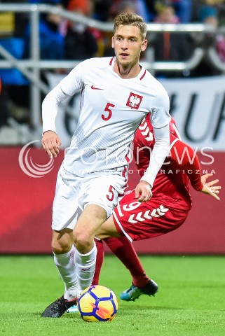  14.11.2017 GDYNIA<br />PILKA NOZNA REPREZENTACJA U21<br />KWALIFIKACJE DO MISTRZOSTW EUROPY 2019 European Championship 2019 Qualifying Round<br />MECZ POLSKA - DANIA ( Poland - Denmark )<br />N/Z PAWEL BOCHNIEWICZ<br /> 