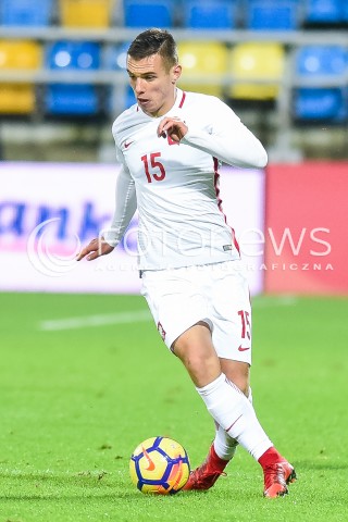  14.11.2017 GDYNIA<br />PILKA NOZNA REPREZENTACJA U21<br />KWALIFIKACJE DO MISTRZOSTW EUROPY 2019 European Championship 2019 Qualifying Round<br />MECZ POLSKA - DANIA ( Poland - Denmark )<br />N/Z JAKUB BARTOSZ<br /> 