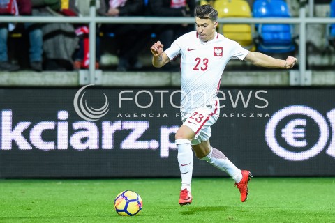  14.11.2017 GDYNIA<br />PILKA NOZNA REPREZENTACJA U21<br />KWALIFIKACJE DO MISTRZOSTW EUROPY 2019 European Championship 2019 Qualifying Round<br />MECZ POLSKA - DANIA ( Poland - Denmark )<br />N/Z KONRAD MICHALAK<br /> 