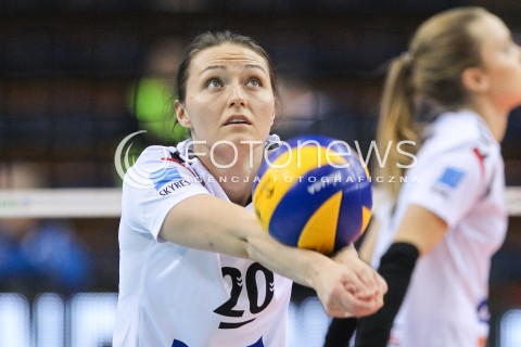  15.11.2017 RZESZOW <br />SIATKOWKA LIGA SIATKOWKI KOBIET LSK 2017/2018 WOMEN VOLLEYBALL POLAND POLISH LEAGUE <br />MECZ DEVELOPRES SKYRES RZESZOW - GROT BUDOWLANI LODZ <br />N/Z JELENA BLAGOJEVIC SYLWETKA <br /> 