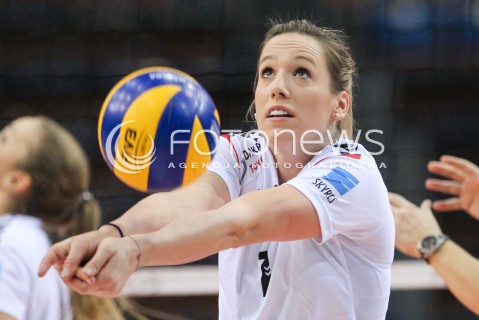  15.11.2017 RZESZOW <br />SIATKOWKA LIGA SIATKOWKI KOBIET LSK 2017/2018 WOMEN VOLLEYBALL POLAND POLISH LEAGUE <br />MECZ DEVELOPRES SKYRES RZESZOW - GROT BUDOWLANI LODZ <br />N/Z HELENE ROUSSEAUX SYLWETKA <br /> 