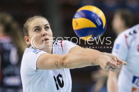  15.11.2017 RZESZOW <br />SIATKOWKA LIGA SIATKOWKI KOBIET LSK 2017/2018 WOMEN VOLLEYBALL POLAND POLISH LEAGUE <br />MECZ DEVELOPRES SKYRES RZESZOW - GROT BUDOWLANI LODZ <br />N/Z ADELA HELIC SYLWETKA <br /> 