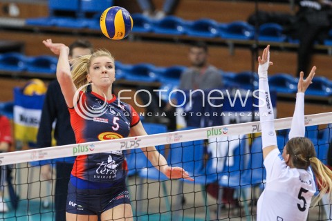  15.11.2017 RZESZOW <br />SIATKOWKA LIGA SIATKOWKI KOBIET LSK 2017/2018 WOMEN VOLLEYBALL POLAND POLISH LEAGUE <br />MECZ DEVELOPRES SKYRES RZESZOW - GROT BUDOWLANI LODZ <br />N/Z AGNIESZKA KAKOLEWSKA <br /> 