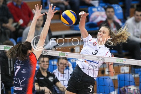  15.11.2017 RZESZOW <br />SIATKOWKA LIGA SIATKOWKI KOBIET LSK 2017/2018 WOMEN VOLLEYBALL POLAND POLISH LEAGUE <br />MECZ DEVELOPRES SKYRES RZESZOW - GROT BUDOWLANI LODZ <br />N/Z MONIKA PTAK <br /> 