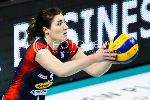  15.11.2017 RZESZOW <br />SIATKOWKA LIGA SIATKOWKI KOBIET LSK 2017/2018 WOMEN VOLLEYBALL POLAND POLISH LEAGUE <br />MECZ DEVELOPRES SKYRES RZESZOW - GROT BUDOWLANI LODZ <br />N/Z EWELINA POLAK SYLWETKA <br /> 