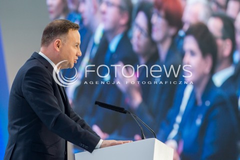  16.11.2017 JASIONKA CENTRUM WYSTAWIENNICZO - KONGRESOWE<br />KONGRES590 <br />N/Z PREZYDENT RP ANDRZEJ DUDA<br /> 