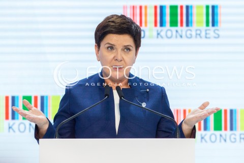  16.11.2017 JASIONKA CENTRUM WYSTAWIENNICZO - KONGRESOWE<br />KONGRES590 <br />N/Z PREMIER BEATA SZYDLO<br /> 