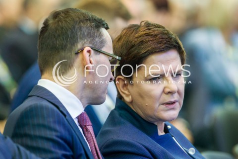 16.11.2017 JASIONKA CENTRUM WYSTAWIENNICZO - KONGRESOWE<br />KONGRES590 <br />N/Z PREMIER BEATA SZYDLO MATEUSZ MORAWIECKI <br /> 