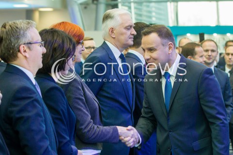  16.11.2017 JASIONKA CENTRUM WYSTAWIENNICZO - KONGRESOWE<br />KONGRES590 <br />N/Z PREZYDENT RP ANDRZEJ DUDA ELZBIETA RAFALSKA <br /> 