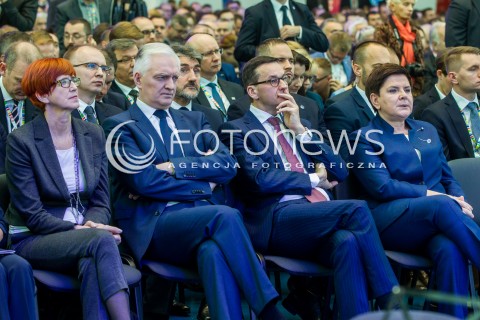  16.11.2017 JASIONKA CENTRUM WYSTAWIENNICZO - KONGRESOWE<br />KONGRES590 <br />N/Z ELZBIETA RAFALSKA JAROSLAW GOWIN MATEUSZ MORAWIECKI PREMIER BEATA SZYDLO <br /> 