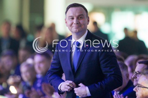  16.11.2017 JASIONKA CENTRUM WYSTAWIENNICZO - KONGRESOWE<br />KONGRES590 <br />WRECZENIE NAGROD PREZYDENTA RP<br />N/Z PREZYDENT RP ANDRZEJ DUDA<br /> 