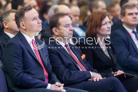  17.11.2017 JASIONKA CENTRUM WYSTAWIENNICZO - KONGRESOWE<br />KONGRES590 <br />N/Z PREZYDENT RP ANDRZEJ DUDA WLADYSLAW ORTYL EWA LENIART<br /> 