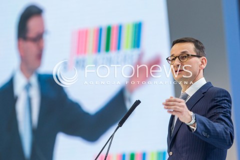  17.11.2017 JASIONKA CENTRUM WYSTAWIENNICZO - KONGRESOWE<br />KONGRES590 <br />WYSTAPIENIE WICEPREMIER MINISTER ROZWOJU I FINANSOW MATEUSZ MORAWIECKI<br />N/Z MATEUSZ MORAWIECKI<br /> 