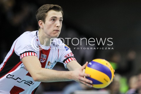  18.11.2017 RZESZOW <br />SIATKOWKA PLUS LIGA 2017/2018 MEN VOLLEYBALL POLAND POLISH PLUSLIGA LEAGUE SEASON 2017/2018 <br />MECZ ASSECO RESOVIA RZESZOW - CERRAD CZARNI RADOM <br />N/Z MICHAL KEDZIERSKI SYLWETKA <br /> 