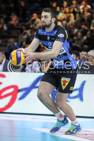  18.11.2017 RZESZOW <br />SIATKOWKA PLUS LIGA 2017/2018 MEN VOLLEYBALL POLAND POLISH PLUSLIGA LEAGUE SEASON 2017/2018 <br />MECZ ASSECO RESOVIA RZESZOW - CERRAD CZARNI RADOM <br />N/Z MICHAL OSTROWSKI SYLWETKA <br /> 