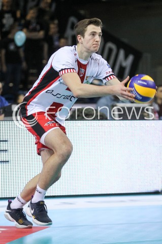  18.11.2017 RZESZOW <br />SIATKOWKA PLUS LIGA 2017/2018 MEN VOLLEYBALL POLAND POLISH PLUSLIGA LEAGUE SEASON 2017/2018 <br />MECZ ASSECO RESOVIA RZESZOW - CERRAD CZARNI RADOM <br />N/Z MICHAL KEDZIERSKI SYLWETKA <br /> 