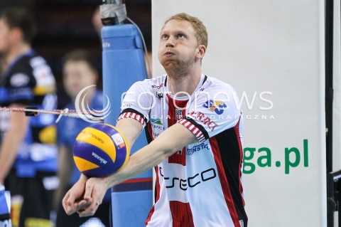 18.11.2017 RZESZOW <br />SIATKOWKA PLUS LIGA 2017/2018 MEN VOLLEYBALL POLAND POLISH PLUSLIGA LEAGUE SEASON 2017/2018 <br />MECZ ASSECO RESOVIA RZESZOW - CERRAD CZARNI RADOM <br />N/Z JAKUB JAROSZ SYLWETKA <br /> 