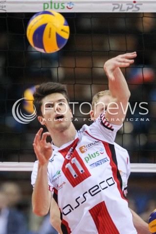  18.11.2017 RZESZOW <br />SIATKOWKA PLUS LIGA 2017/2018 MEN VOLLEYBALL POLAND POLISH PLUSLIGA LEAGUE SEASON 2017/2018 <br />MECZ ASSECO RESOVIA RZESZOW - CERRAD CZARNI RADOM <br />N/Z ALEKSANDER SLIWKA SYLWETKA <br /> 